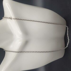 Sterling M Navajo chain necklace‎  N2829